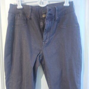 Dark purple skinny jeans